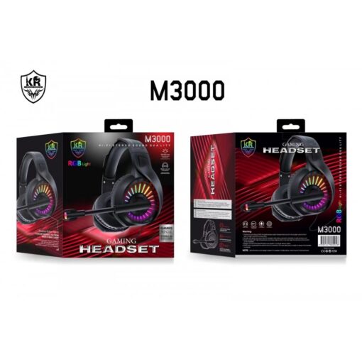 Karler Bass M3000 RGB Işıklı Oyuncu Kulaklığı - Görsel 2
