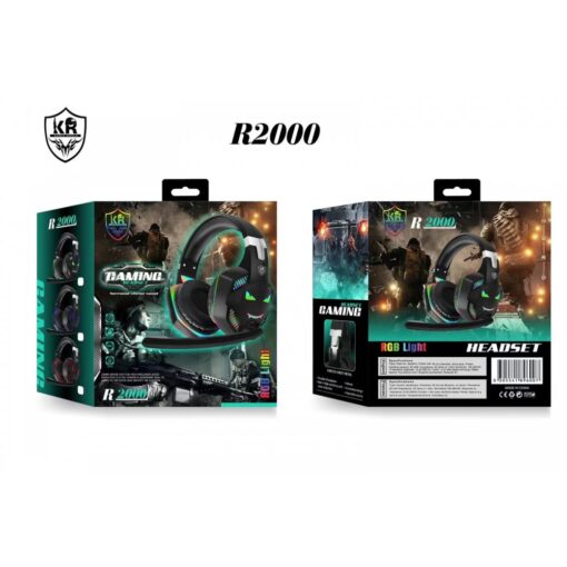 Karler Bass R2000 RGB Işıklı Oyuncu Kulaklığı - Görsel 2
