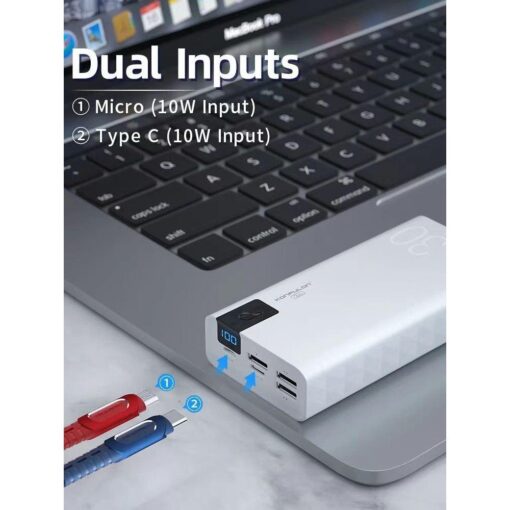 Konfulon A19 Dijital Ekranlı Powerbank 30.000 mAh Hızlı Şarj - Görsel 5