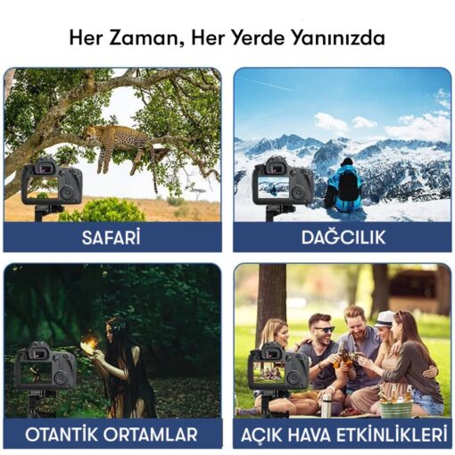 3366 Tripod - Kırmızı - Görsel 5
