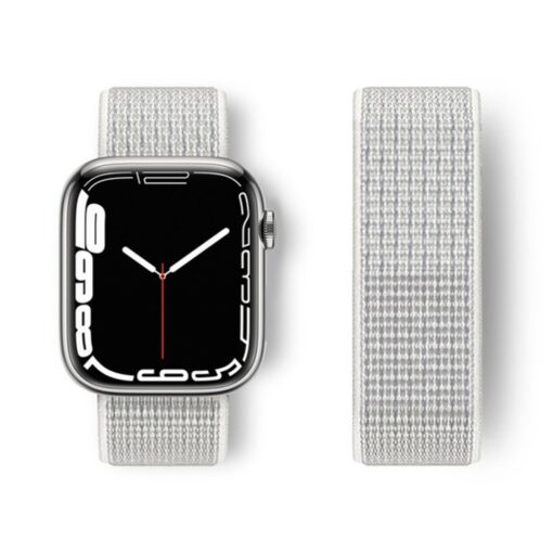 Apple Watch 40mm Hasırlı Cırtcırtlı Kordon - Görsel 3