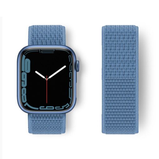 Apple Watch 40mm Hasırlı Cırtcırtlı Kordon - Görsel 7