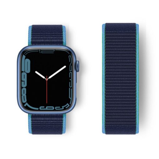 Apple Watch 40mm Hasırlı Cırtcırtlı Kordon - Görsel 9