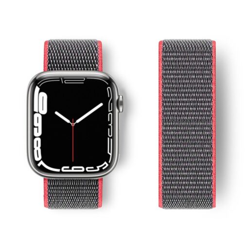 Apple Watch 40mm Hasırlı Cırtcırtlı Kordon - Görsel 11