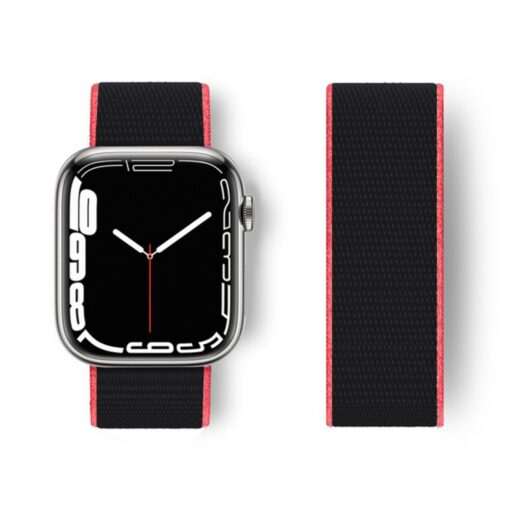 Apple Watch 41mm Hasırlı Cırtcırtlı Kordon - Görsel 12