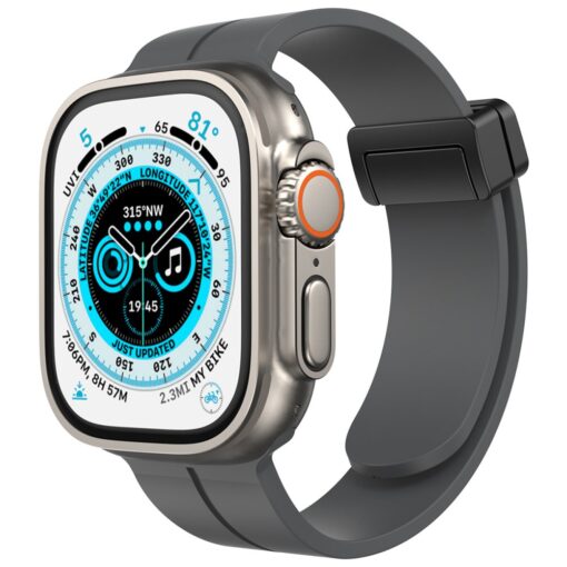 Apple Watch Ultra 49mm KR412 Elegance Stylısh Kordon - Görsel 3