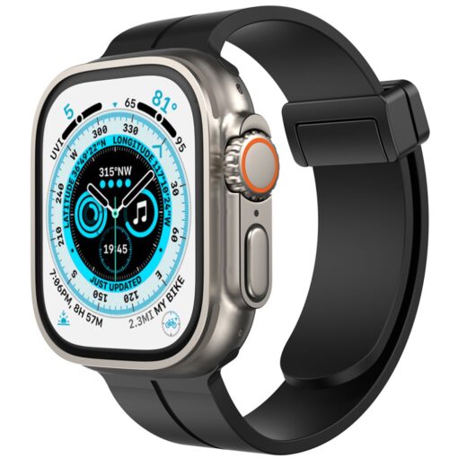 Apple Watch Ultra 49mm KR412 Elegance Stylısh Kordon - Görsel 9