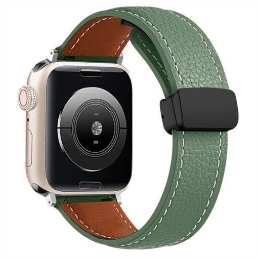 Apple Watch Ultra 49mm KR414 Daks Deri - Görsel 4