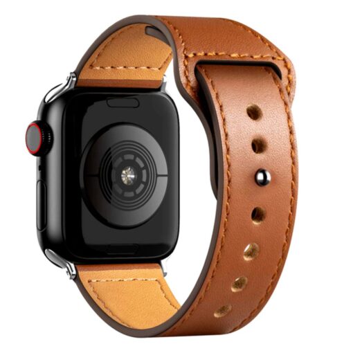 Apple Watch 40mm KR415 Luaz Deri Kordon - Görsel 3