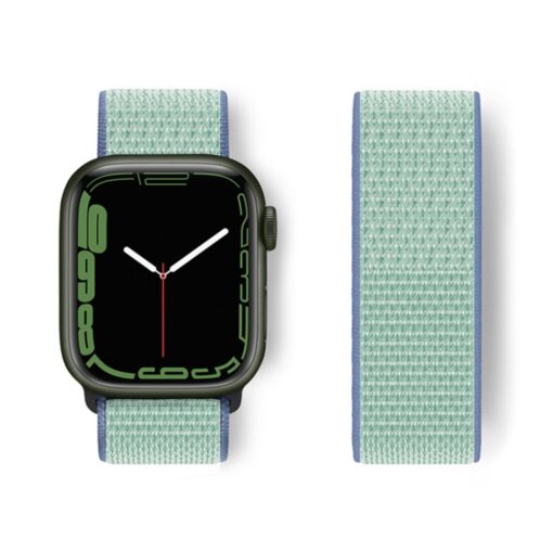 Apple Watch 45mm Hasırlı Cırtcırtlı Kordon - Görsel 11