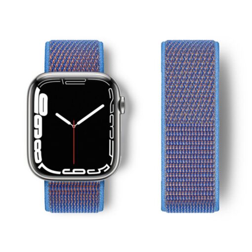 Apple Watch 45mm Hasırlı Cırtcırtlı Kordon - Görsel 13