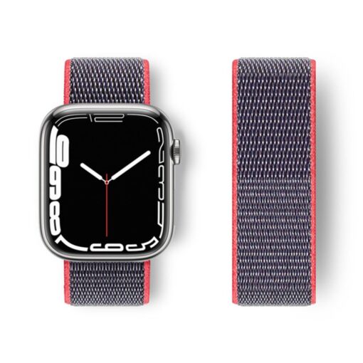 Apple Watch 42mm Hasırlı Cırtcırtlı Kordon - Görsel 14