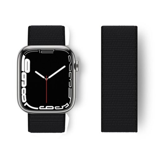 Apple Watch 45mm Hasırlı Cırtcırtlı Kordon - Görsel 17