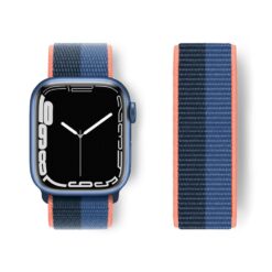 Apple Watch 42mm Hasırlı Cırtcırtlı Kordon