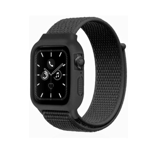 Apple Watch 42mm Hasırlı Cırtcırtlı Kasalı Kordon - Görsel 15