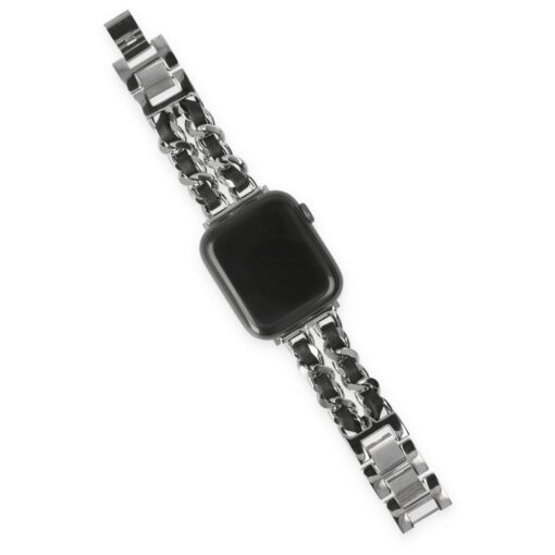 Apple Watch 40mm KR405 Metal Bakla Kordon - Görsel 3