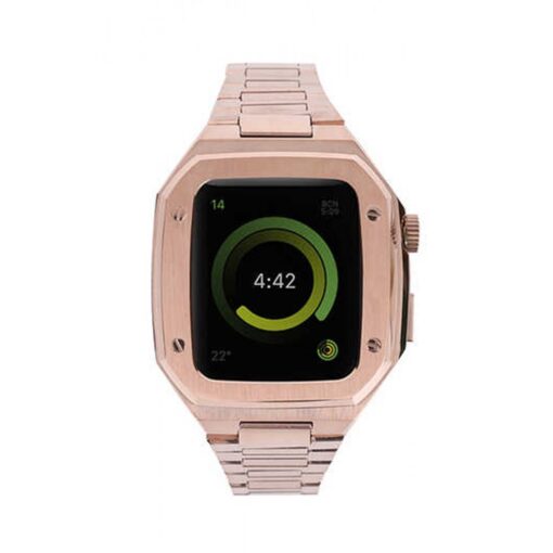 Apple Watch 44mm Metal Petek Kasalı Kordon - Görsel 3