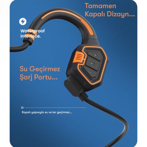 Newface AS9 Suya Dayanıklı Bluetooth Kulaklık - Görsel 8