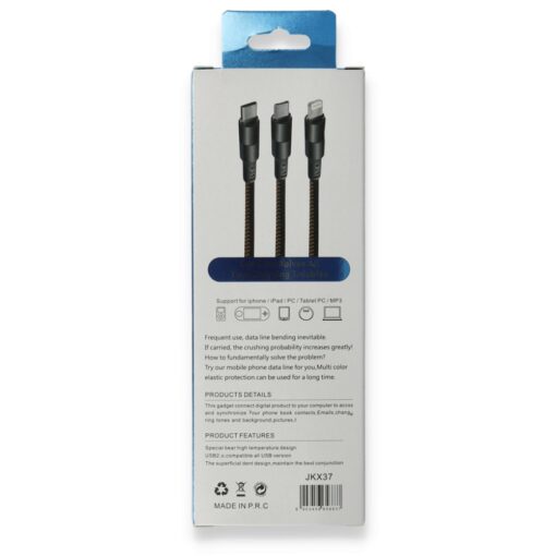 Newface JKX37 3in1 USB Kablo - Görsel 3