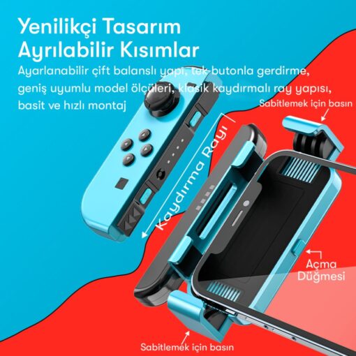 Newface Memo N1 Joycon Telefon Tutucu - Görsel 16