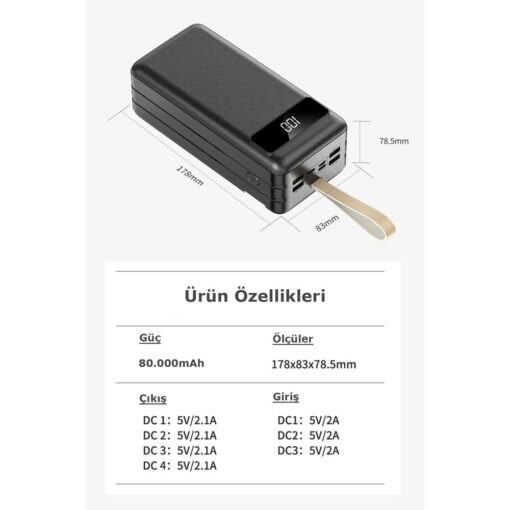 Newface NF260 60.000 mAh Powerbank - Görsel 5