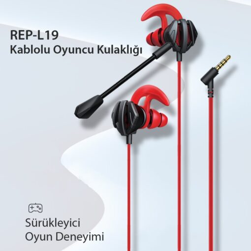 Newface REP-L19 Kablolu Oyuncu Kulaklığı - Görsel 7