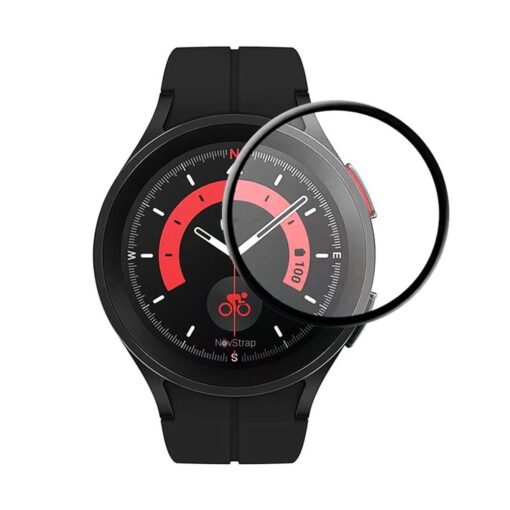 Watch 5 Pro 45mm Polymer Nano Ekran Koruyucu - Şeffaf - Görsel 2