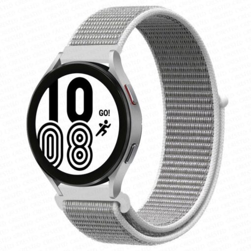 Samsung Galaxy Watch 4 Hasırlı Cırtcırtlı Kordon - Görsel 2