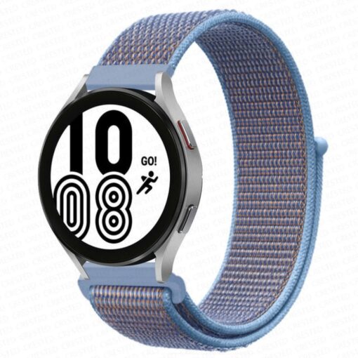 Samsung Galaxy Watch 4 Hasırlı Cırtcırtlı Kordon - Görsel 6