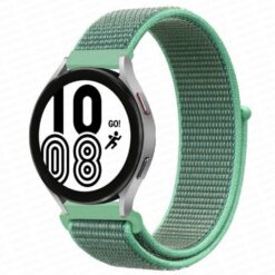 Samsung Galaxy Watch 4 Hasırlı Cırtcırtlı Kordon