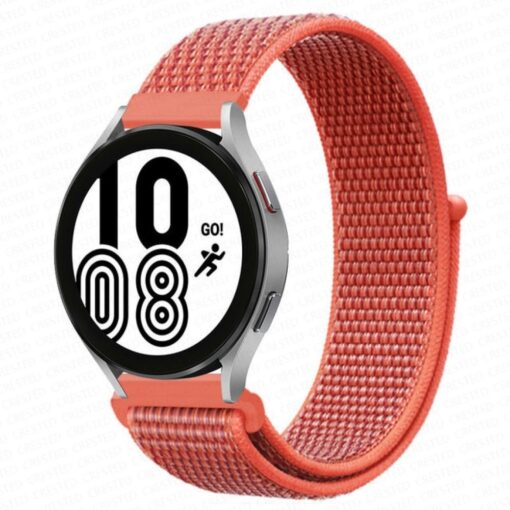 Samsung Galaxy Watch 4 Hasırlı Cırtcırtlı Kordon - Görsel 11