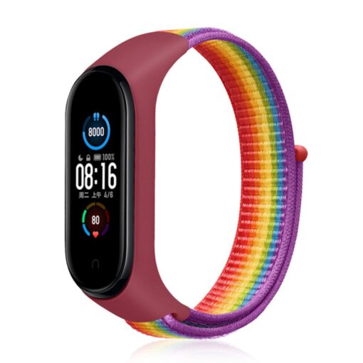 Xiaomi Mi Band 4 Hasırlı Cırtcırtlı Kordon - Görsel 3