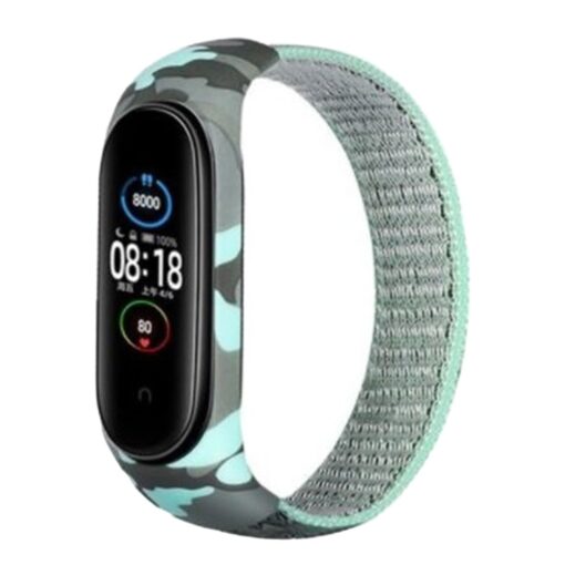 Xiaomi Mi Band 4 Hasırlı Cırtcırtlı Kordon