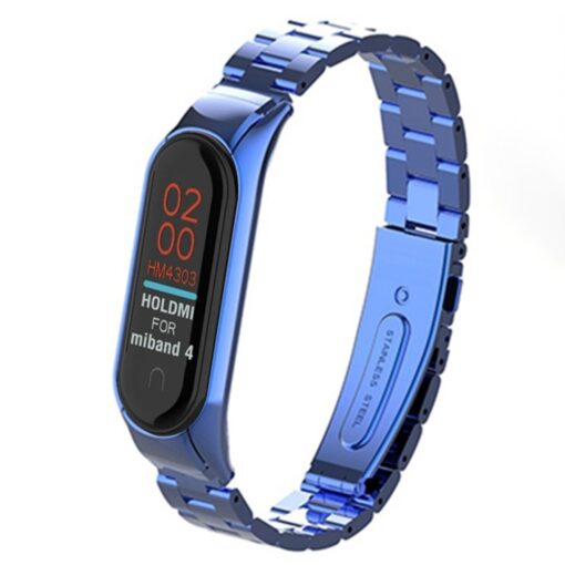 Xiaomi Mi Band 3 Metal Baklalı Kordon - Görsel 3