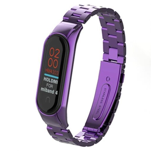 Xiaomi Mi Band 3 Metal Baklalı Kordon - Görsel 4
