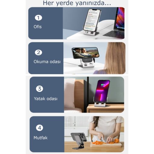 Newface Y53 Kablosuz Şarj Standı - Görsel 5