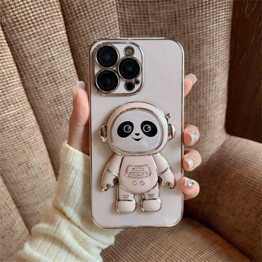 Astronot Panda Standlı Parlak Kılıf - Görsel 4
