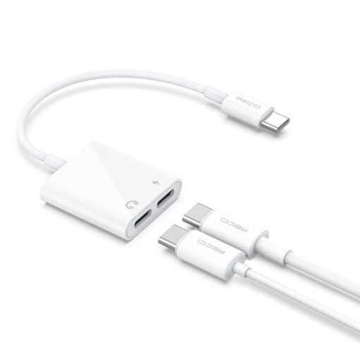 Recci RDS-A09 Type-C PD3.0 2in1 Şarj ve Ses Adaptörü - Görsel 3