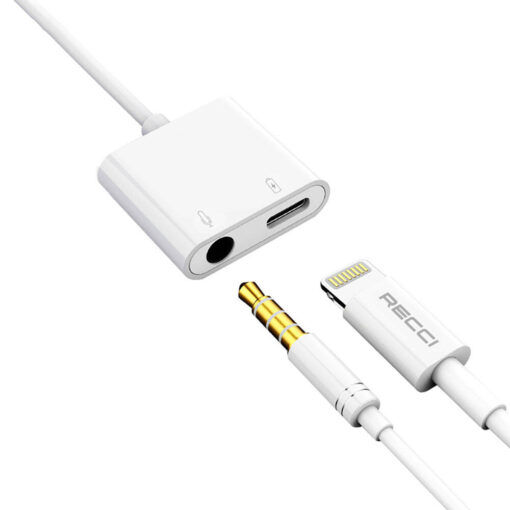 Recci RDS-A10 Lightning PD3.0 2in1 Şarj ve Ses Adaptörü - Görsel 3