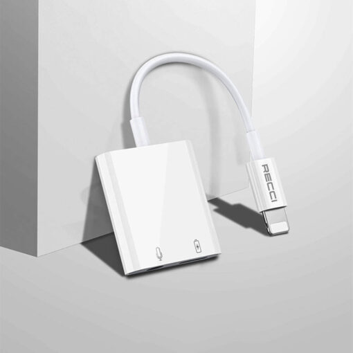 Recci RDS-A10 Lightning PD3.0 2in1 Şarj ve Ses Adaptörü - Görsel 5