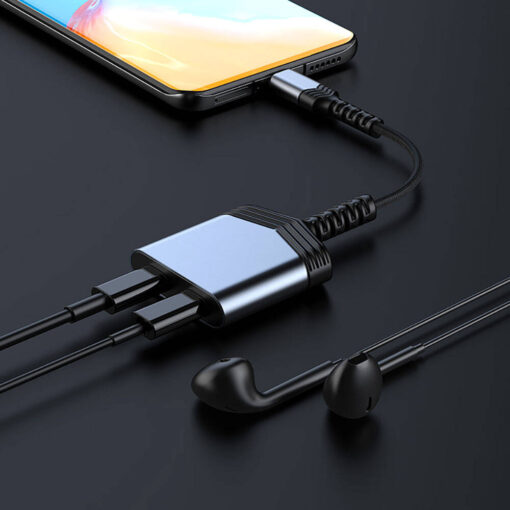 Recci RDS-A19 Type-C PD 2in1 Şarj ve Ses Adaptörü - Görsel 3