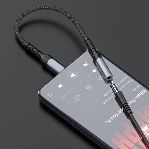 Recci RDS-A25 3.5mm to Type-C Audio Kablo - Görsel 4