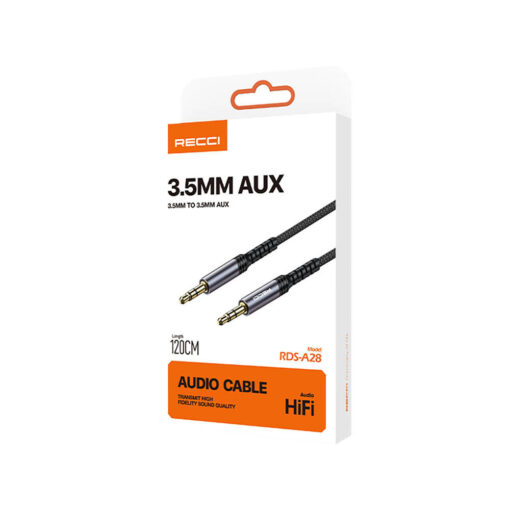 Recci RDS-A26 Lightning to 3.5mm AUX Audio Kablo - Görsel 7