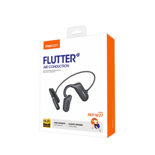 Recci REP-W27 Flutter Serisi Suya Dayanıklı Sporcu Bluetooth Kulaklık - Görsel 3