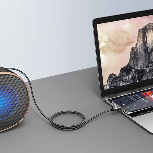 Type-C to 3.5mm AUX Audio Kablo - Görsel 2