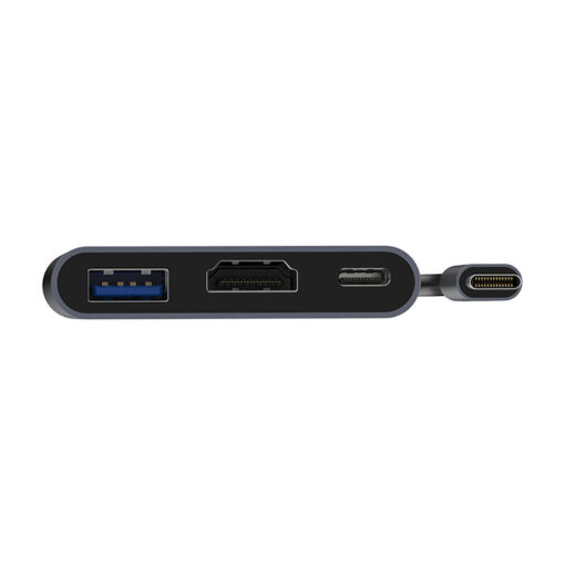 Type-C to Type-C PD100W + HDMI 4K@30Hz + USB3.0 Bağlantı Özellikli 3in1 Hub - Görsel 2