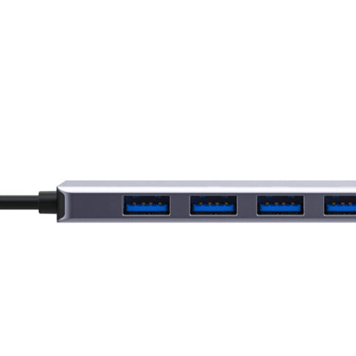 Recci RH06 Type-C to 4 USB3.0 + Micro Bağlantı Özellikli 5in1 USB Çoğaltıcı Hub - Görsel 3