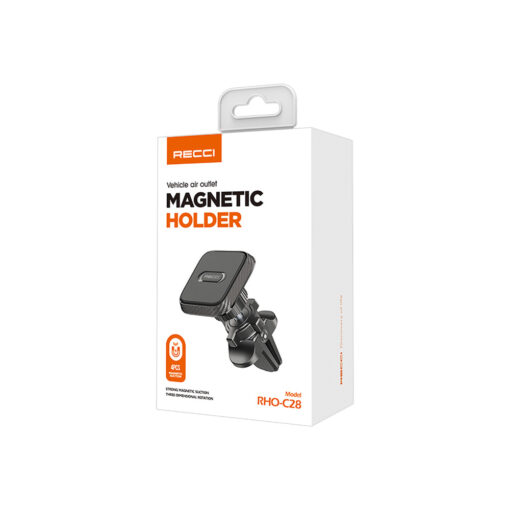 Recci RHO-C28 Araç İçi Magnetik Telefon Tutucu Havalandırma Tasarım - Görsel 2
