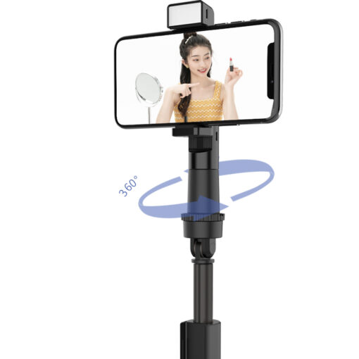 Recci RHO-P01 Bluetooth 5.0 Uzaktan Kumandalı Çok Fonksiyonlu Selfie Çubuğu 200mAh - Görsel 3