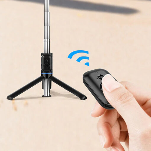 Recci RSS-W03 Bluetooth 5.0 Uzaktan Kumandalı Çok Fonksiyonlu Selfie Çubuğu - Görsel 8